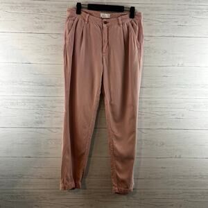 Anthropologie Light Pink Pleated Chino Pants Size 31